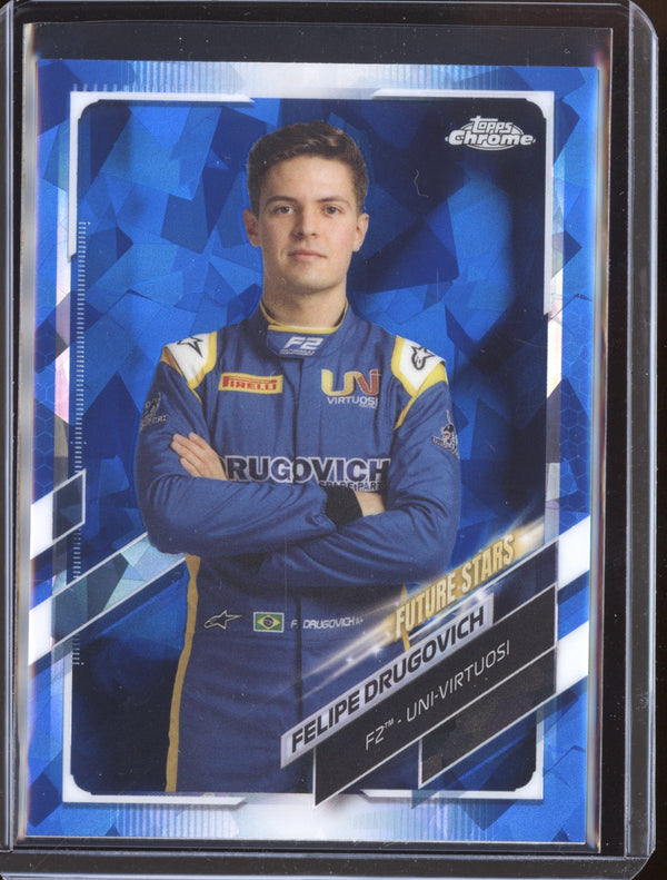 Felipe Drugovich 2021 Topps Chrome Sapphire Formula One 60