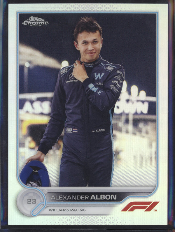 Alexander Albon 2022 Topps Chrome Formula One 55 Refractor