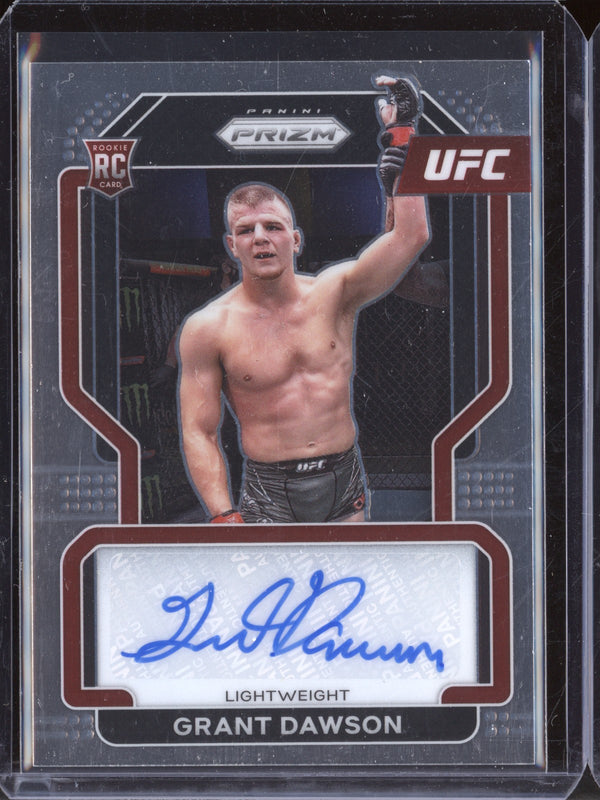 Grant Dawson 2022 Panini Prizm UFC SG-GDW Signatures RC