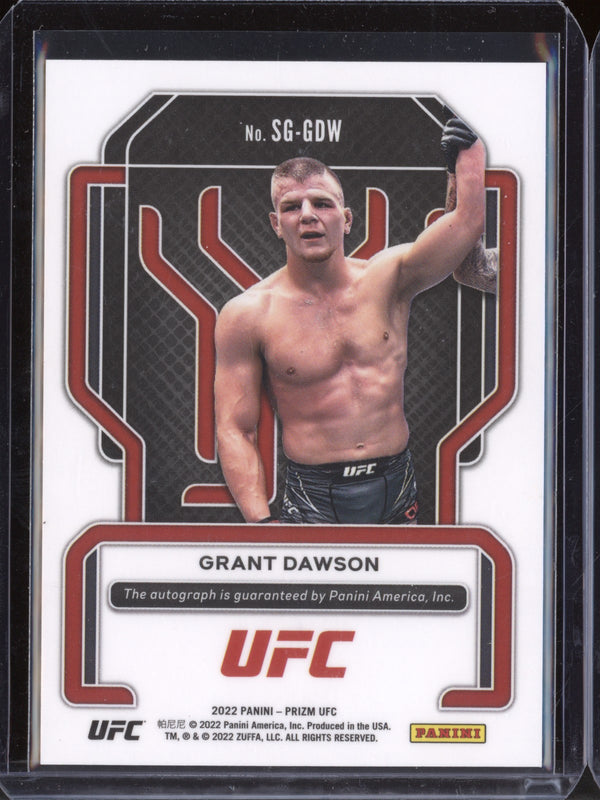 Grant Dawson 2022 Panini Prizm UFC SG-GDW Signatures RC