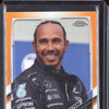 Lewis Hamilton 2021 Topps Chrome Formula One 50 Orange Refractor 4/25
