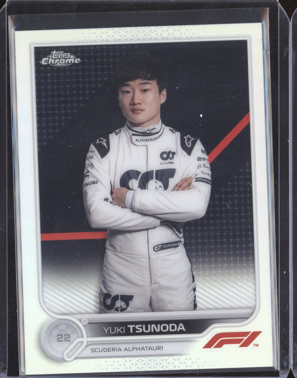 Yuki Tsunoda 2022 Topps Chrome Formula One 61 Refractor