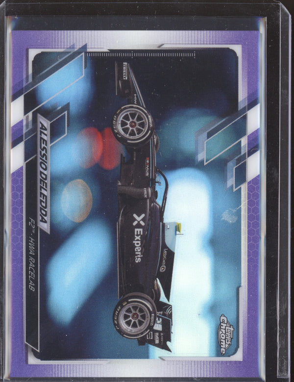 Alessio Deledda 2021 Topps Chrome Formula One 133 Purple Refractor 62/399