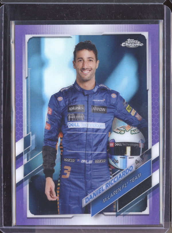 Daniel Ricciardo 2021 Topps Chrome Formula One 5 Purple 13/199