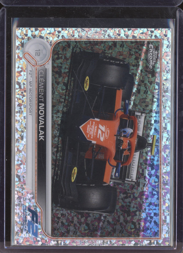 Clement Novalak 2022 Topps Chrome Formula 1 140 Mini Diamonds 90/299