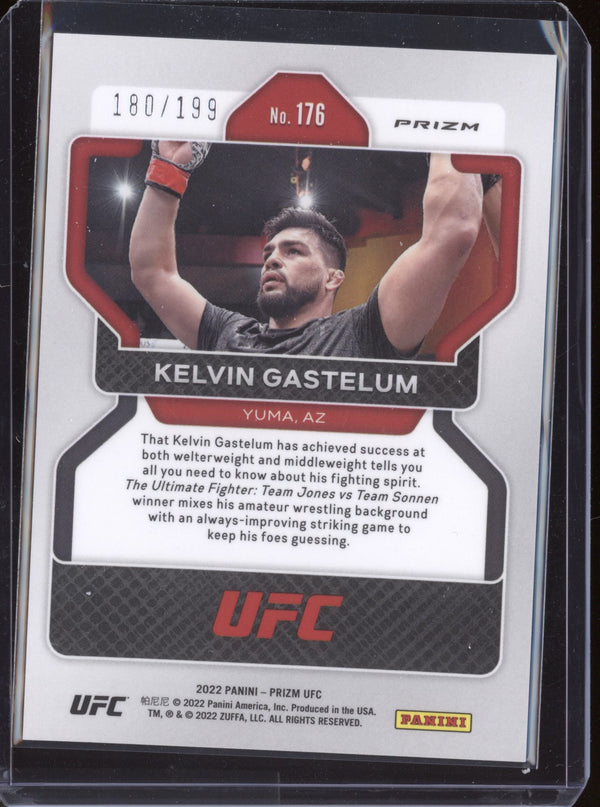 Kelvin Gastelum 2022 Panini Prizm UFC 176 Blue 180/199