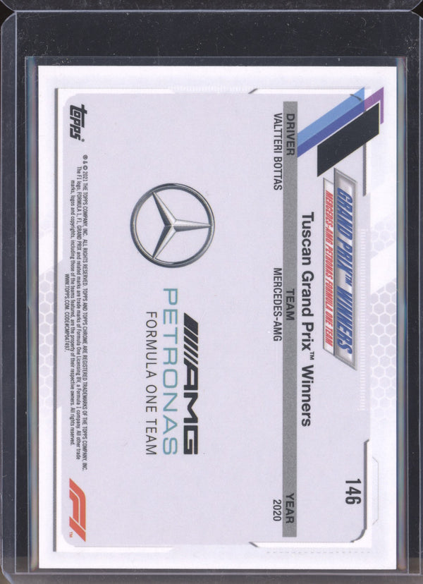 Lewis Hamilton 2021 Topps Chrome Formula One 146 Checker Flag