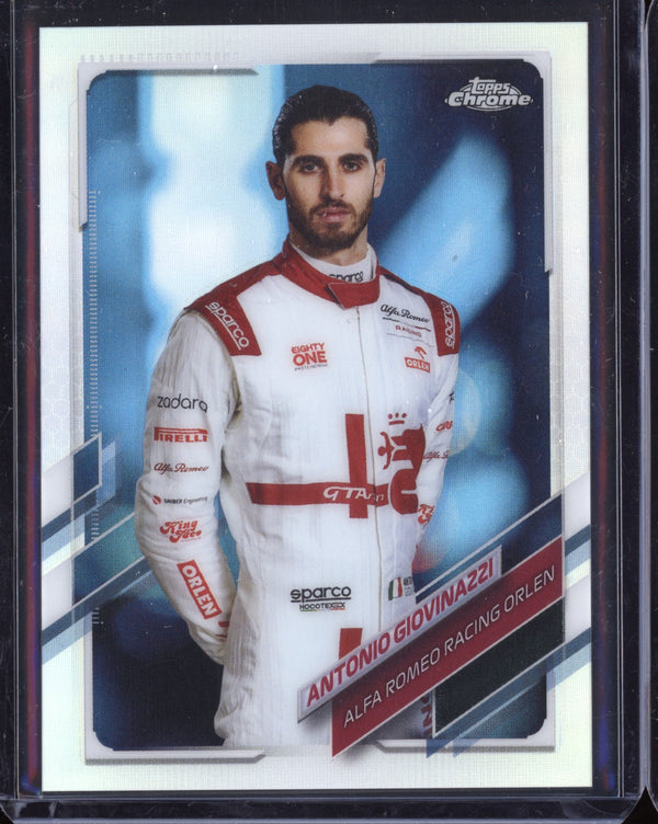 Antonio Giovinazzi 2021 Topps Chrome Formula One Refractor