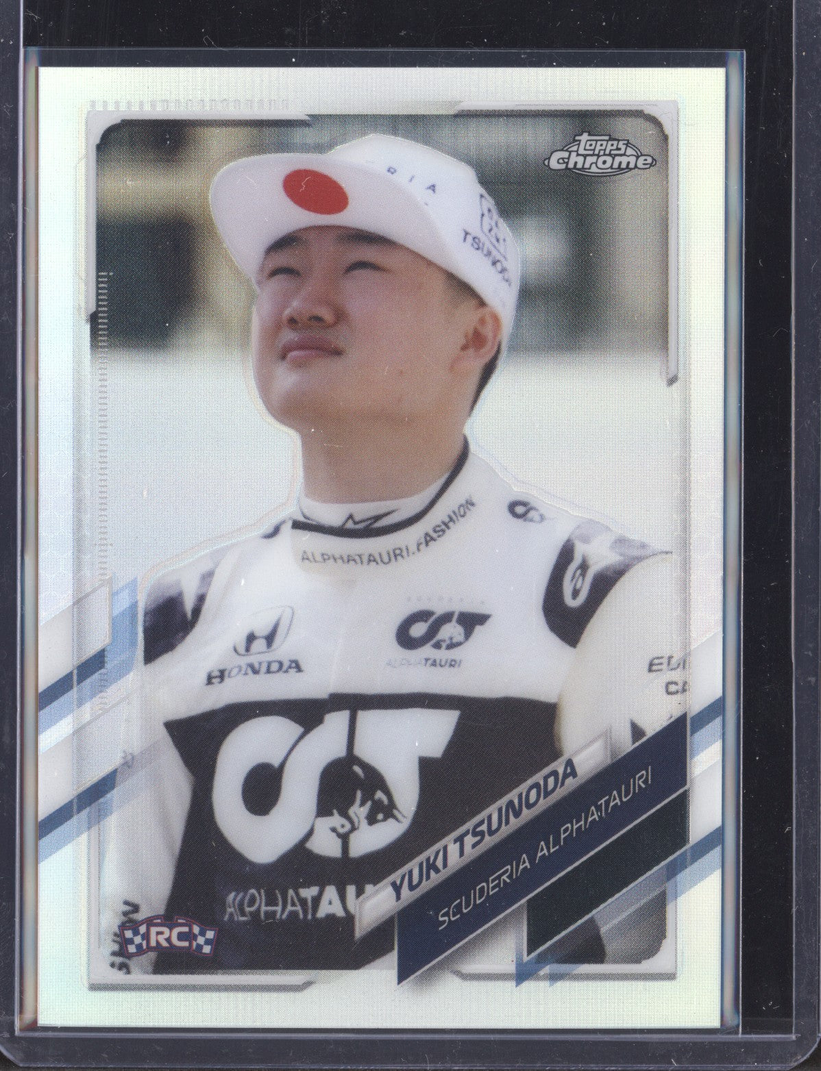 Yuki Tsunoda 49 2021 Topps Chrome Formula One Refractor RC