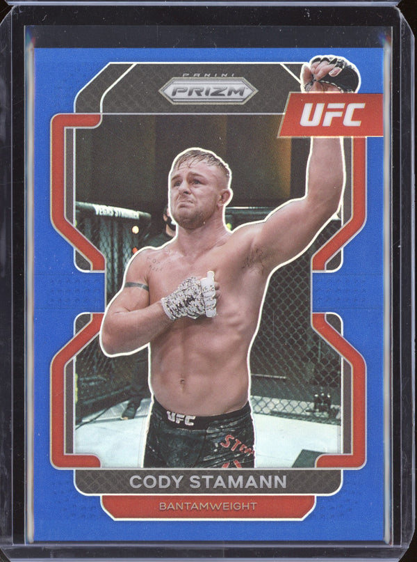 Cody Stamann 2022 Panini Prizm UFC 175 Blue 119/199