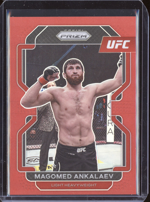 Magomed Ankalaev 2022 Panini Prizm UFC 138 Red 44/299