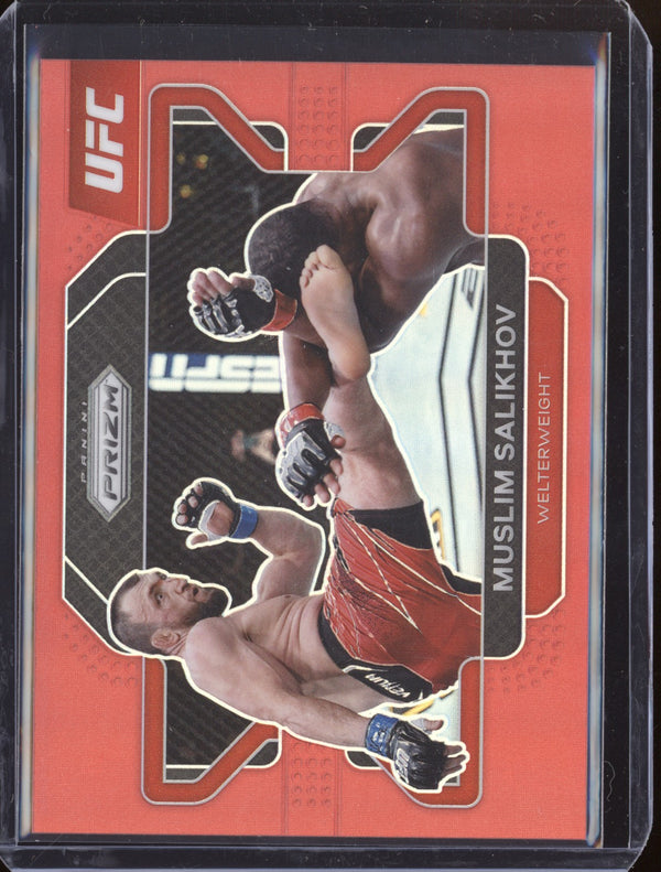 Muslim Salikhov 2022 Panini Prizm UFC 274 Red 274/299