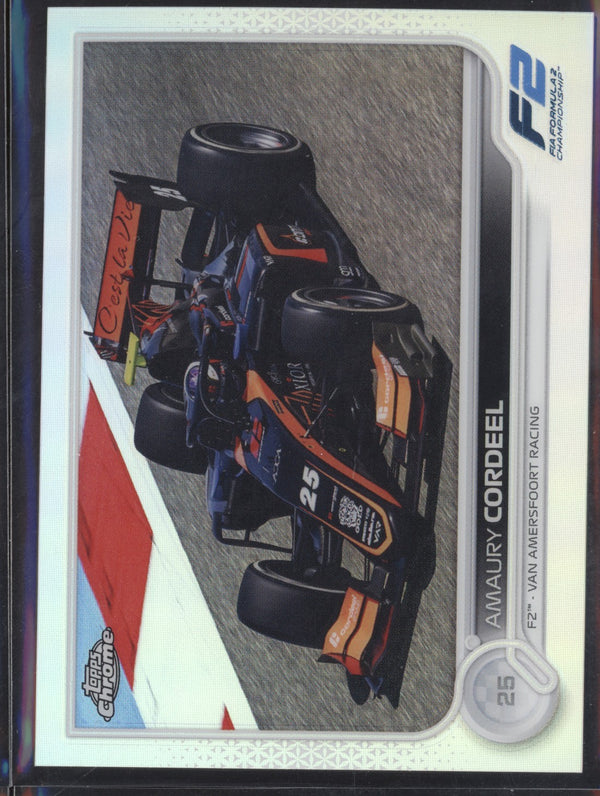 Amaury Cordeel 2022 Topps Chrome Formula One 150 Refractor