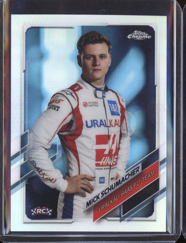 Mick Schumacher 2021 Topps Chrome Refractor RC