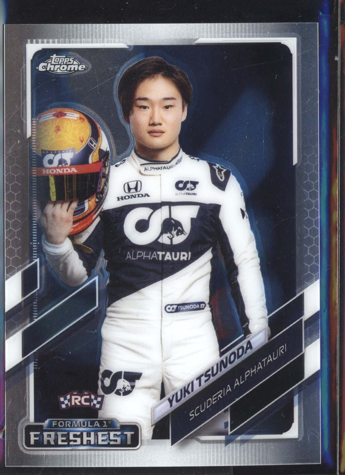 Yuki Tsiunoda 2021 Topps Chrome Formula One RC