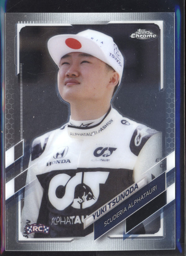 Yuki Tsunoda 2021 Topps Chrome RC