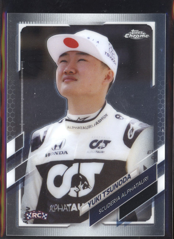 Yuki Tsunoda 2021 Topps Chrome RC