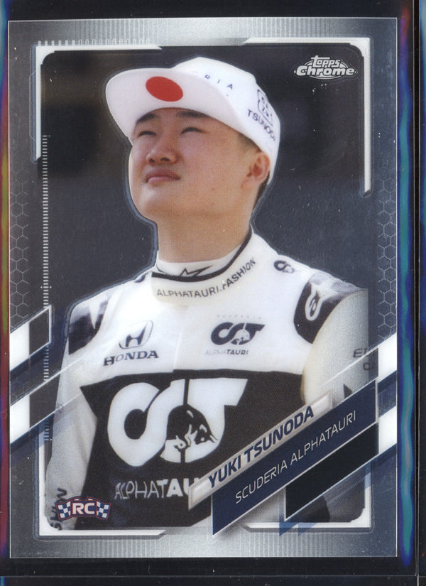 Yuki Tsunoda 2021 Topps Chrome RC