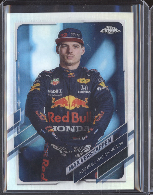 Max Verstappen 2021 Topps Chrome Formula One 3 Refractor