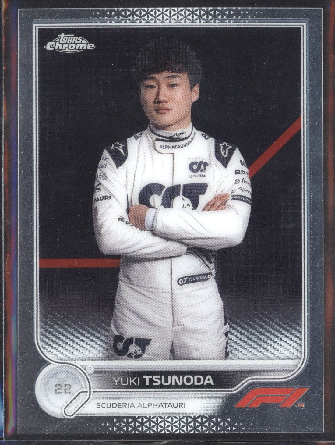 Yuki Tsunoda 2022 Topps Chrome Formula One 61