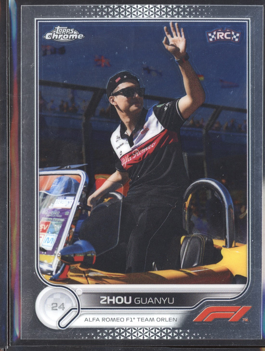 Zhou Guanyu 2022 Topps Chrome Formula One 66 RC