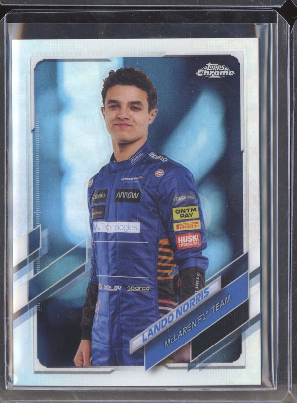 Lando Norris 2021 Topps Chrome Formula One 6 Refractor