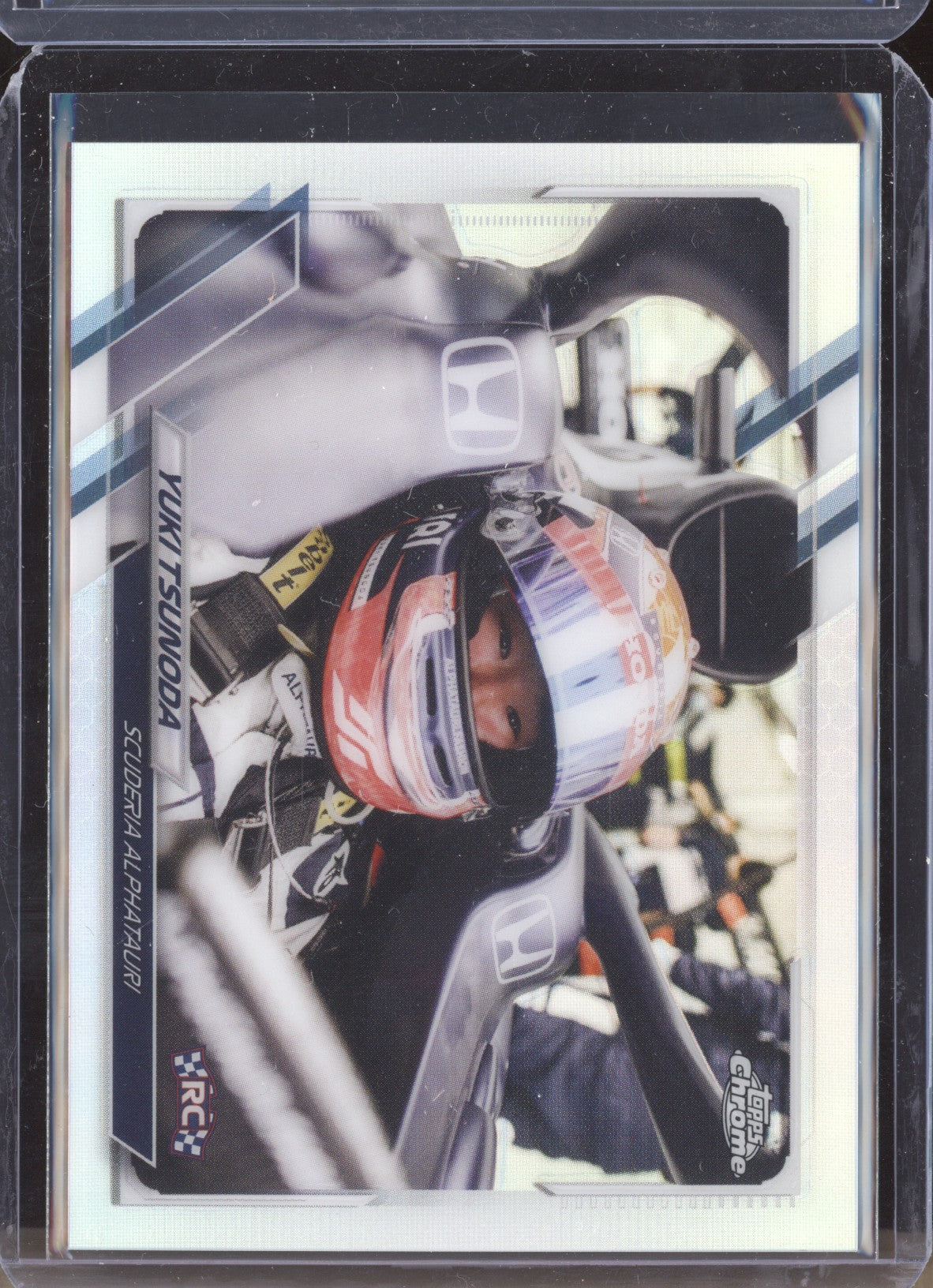 Yuki Tsunoda 2021 Topps Chrome Formula One 37 Refractor