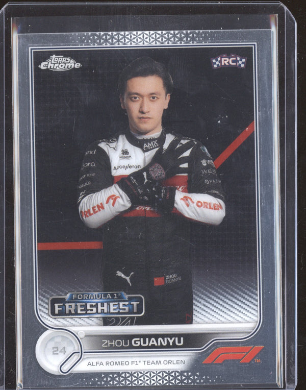 Zhou Guanyu 2022 Topps Chrome Formula One 200 RC