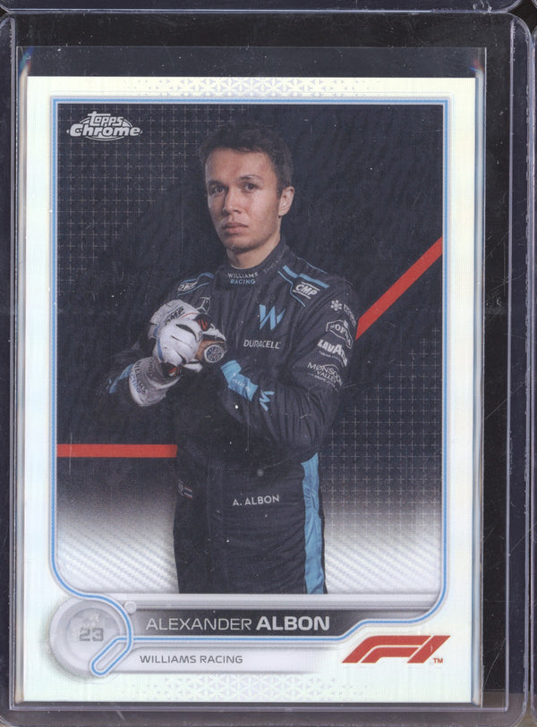 Alexander Albon 2022 Topps Chrome Formula 1 54 Refractor