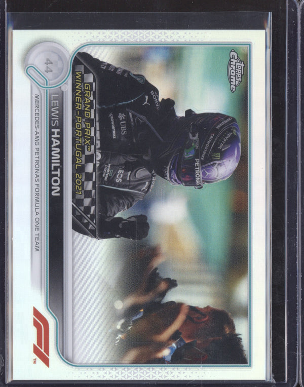 Lewis Hamilton 2022 Topps Chrome Formula 1 153 Refractor