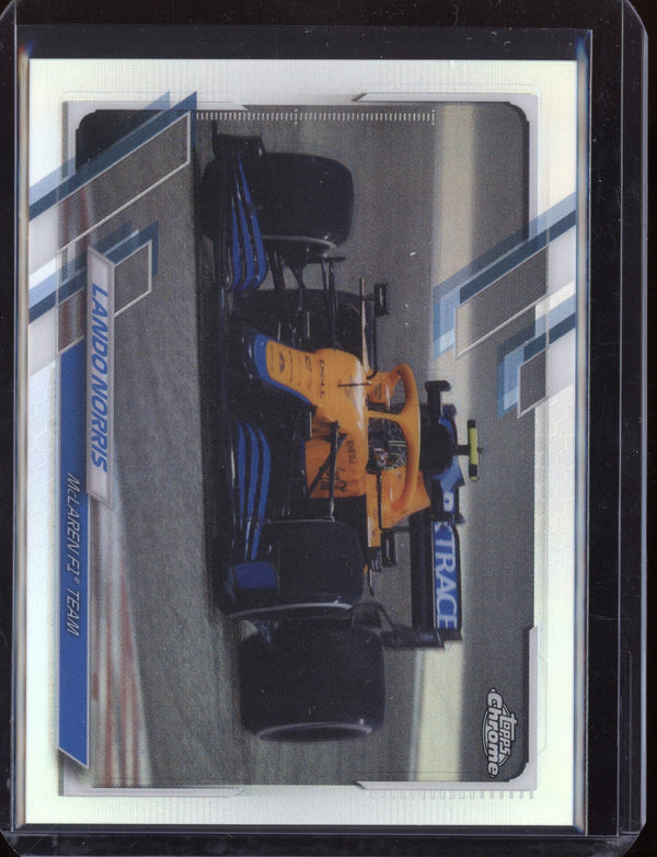 Lando Norris 2021 Topps F1 Chrome Refractor