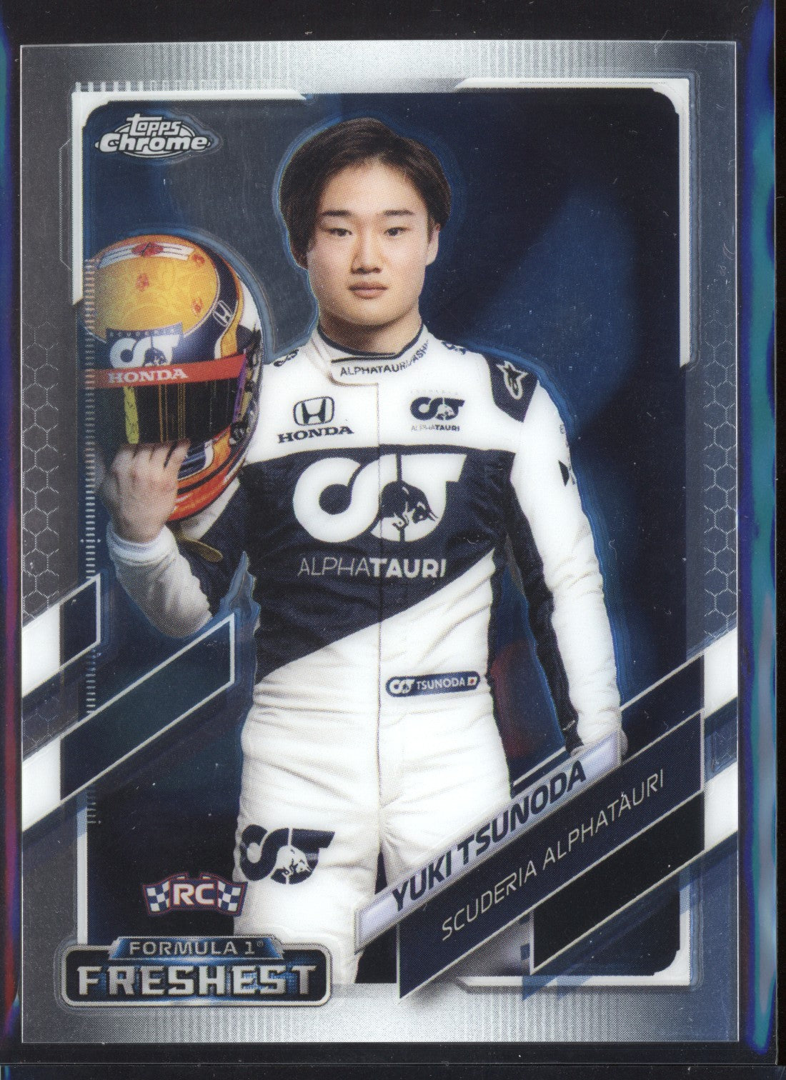 Yuki Tsunoda 2021 Topps Chrome RC