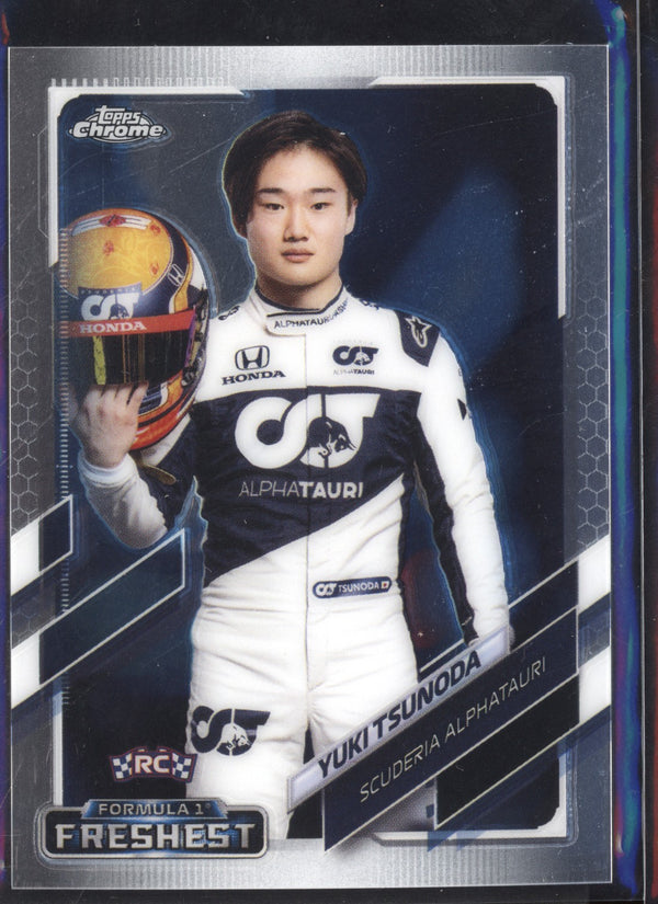 Yuki Tsunoda 2021 Topps Chrome RC