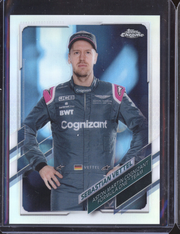 Sebastian Vettel 2021 Topps Chrome Formula One Refractor