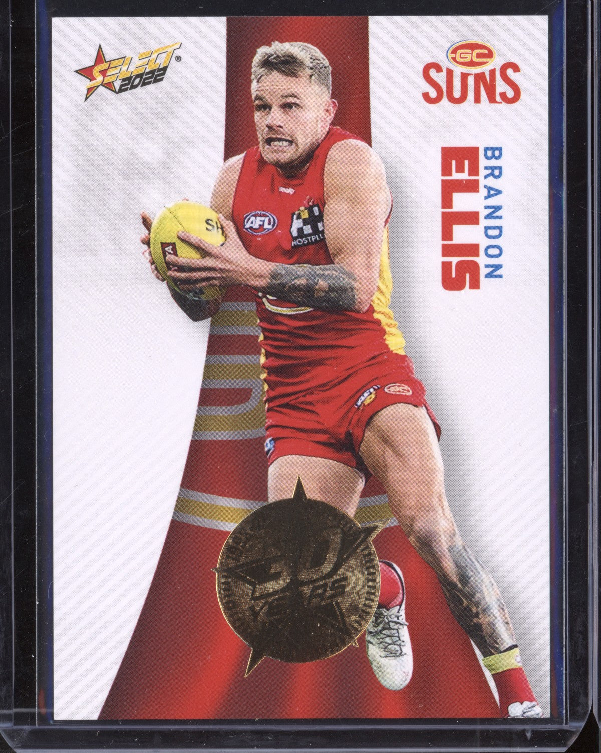 Brandon Ellis 2022 Select Footy Stars 30th Anniversary Golden Seal