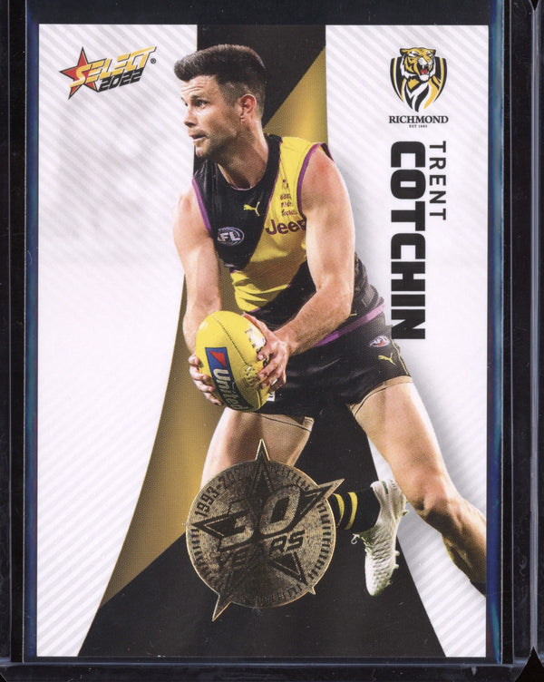 Trent Cotchin 2022 Select Footy Stars 30th Anniversary Golden Seal