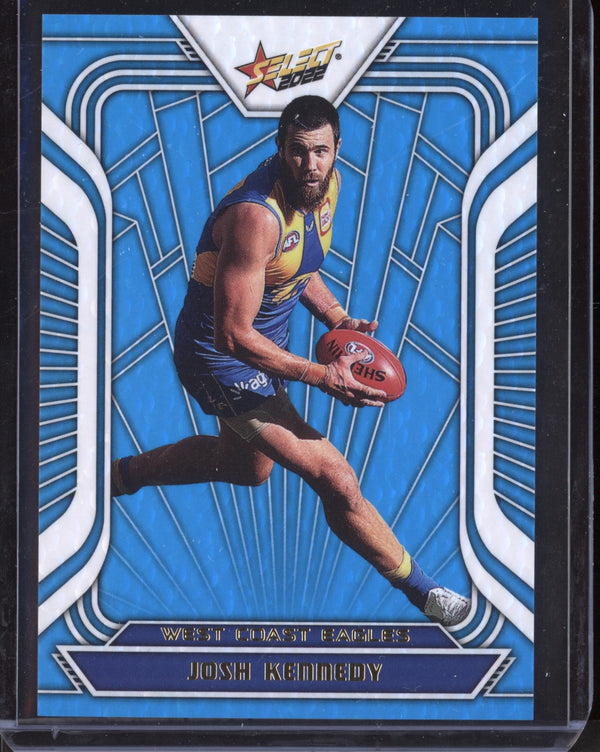 Josh Kennedy 2022 Select Footy Stars Fractured - Artic Blue 114/190