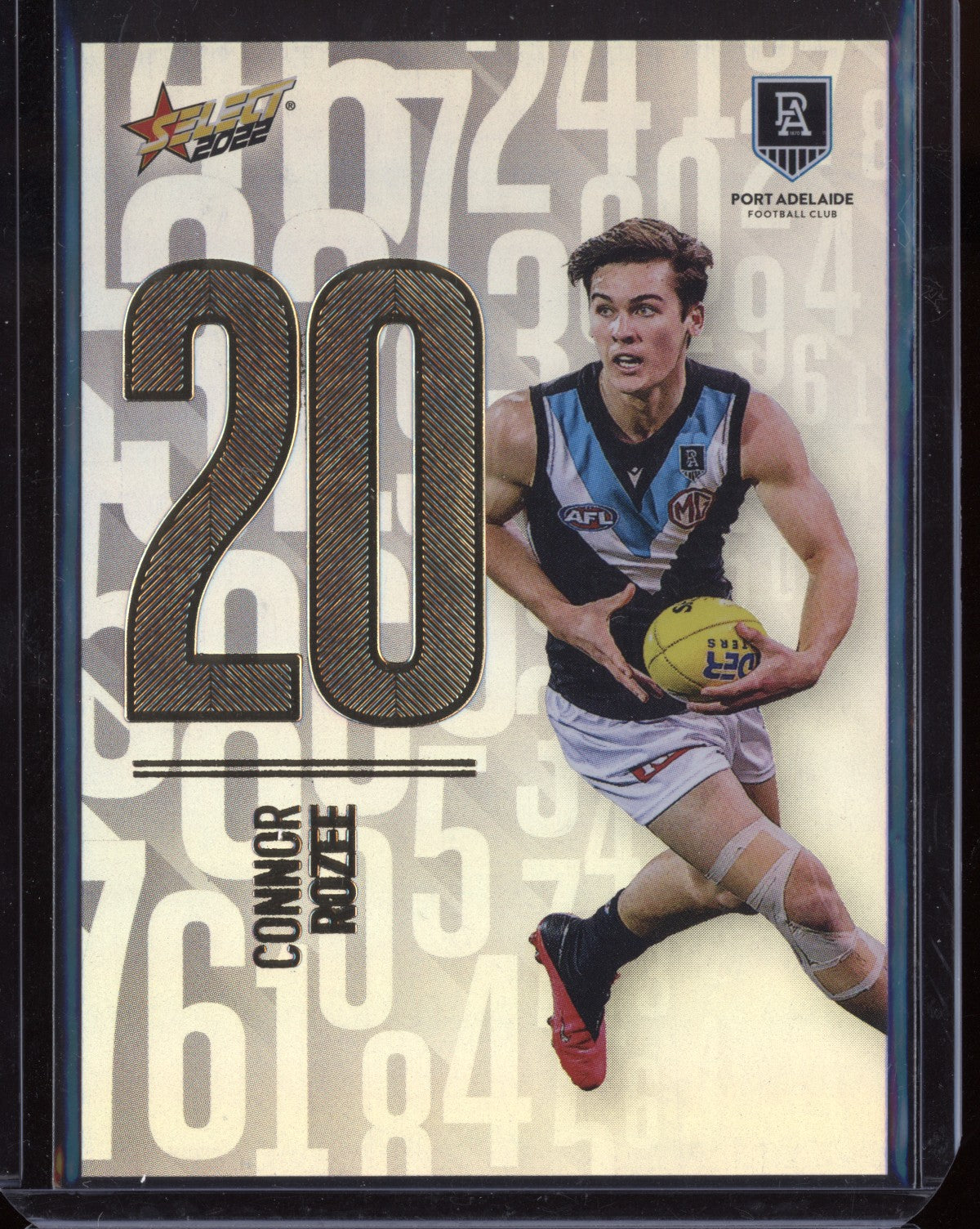 Connor Rozee 2022 Select Footy Stars Numbers - Daylight 157/190