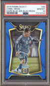Lionel Messi 2015-16 Panini Select Soccer Blue - Dark Blue Jersey 167/299 PSA 10