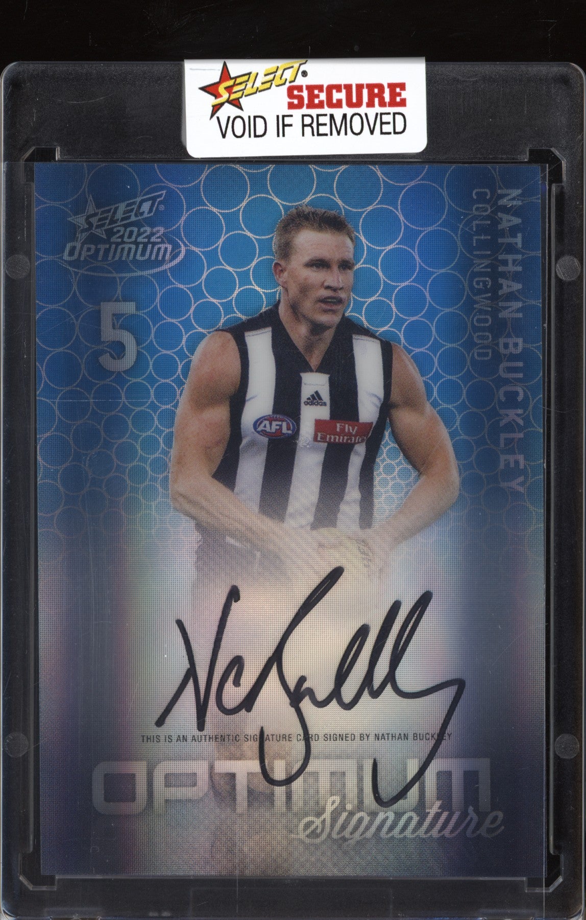 Nathan Buckley 2022 Select Optimum OMSR8 Optimum Mirror Signature 09/50