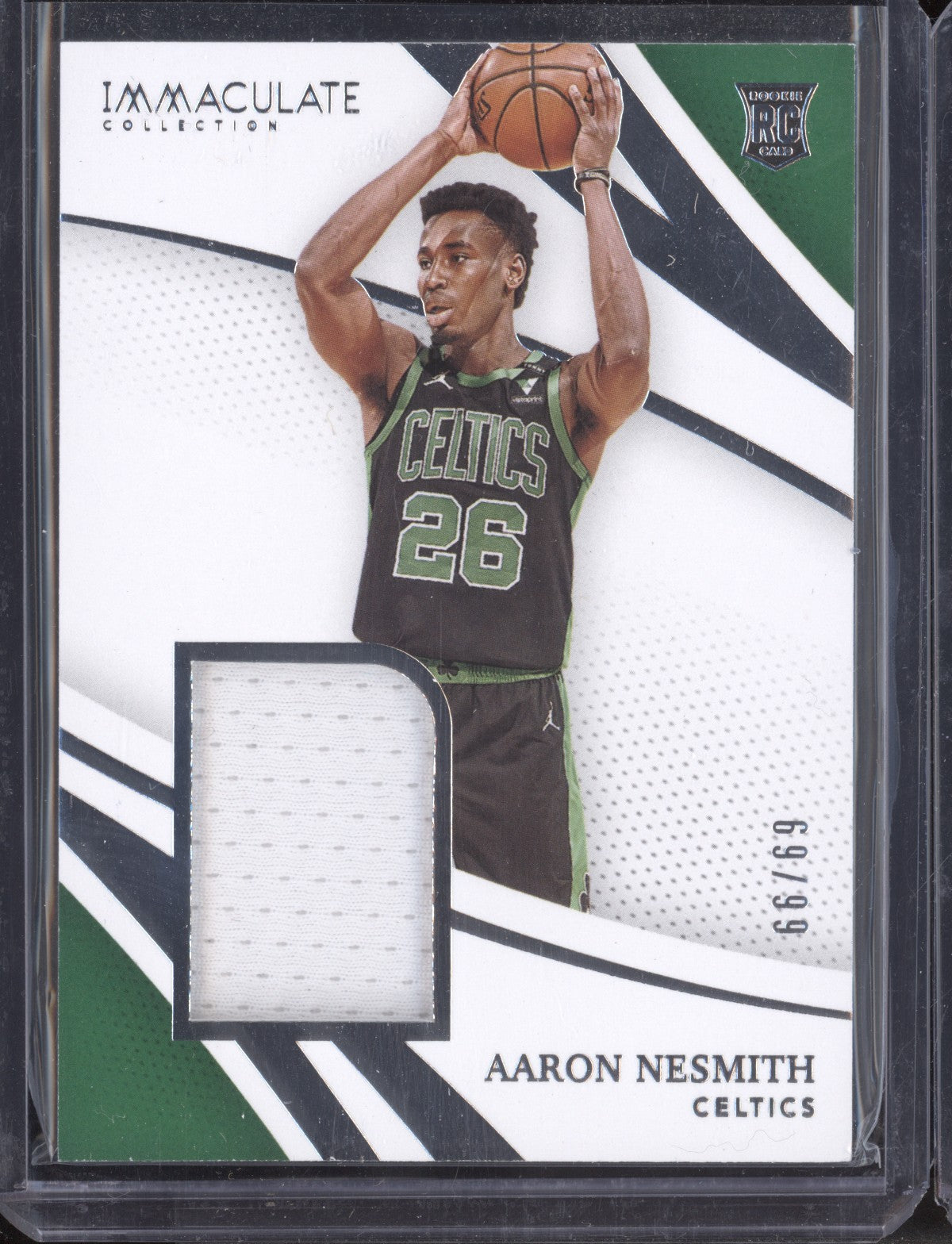 Aaron Nesmith 2020-21 Panini Immaculate RRJ-ANS Remarkable Jersey RC 69/99