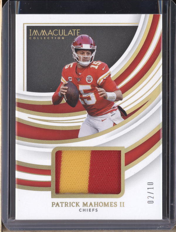 Patrick Mahomes II 2022 Panini Immaculate Remarkable Mem Gold Patch /10 JHG