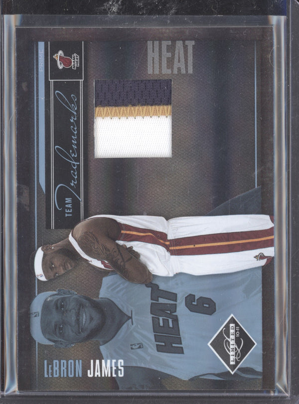 LeBron James 2010-11 Panini Limited 15 Team Trademarks Patch Prime 1/10  RKO