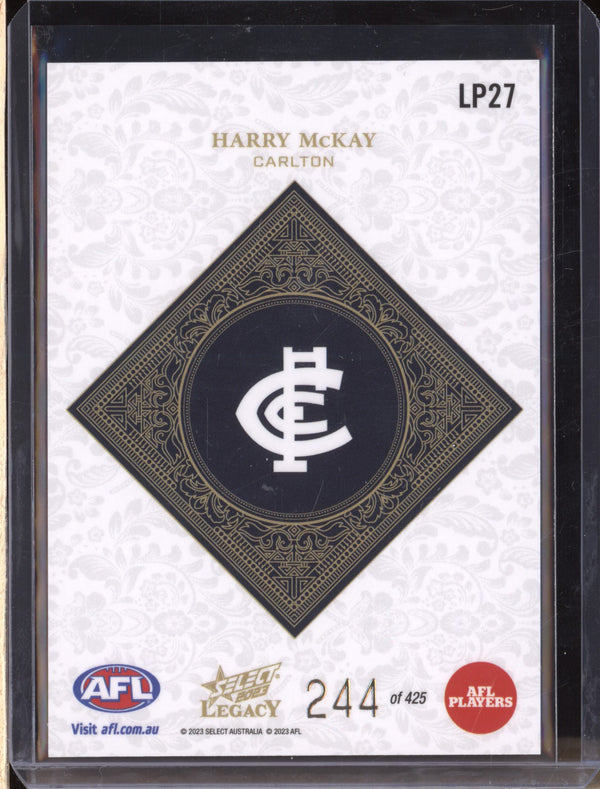 Harry McKay 2023 Select Legacy AFL LP27 Legacy Plus 244/425