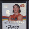 Bailey Humphrey 2023 Select Legacy AFL Draft Pick Signature Platinum RC 34/40