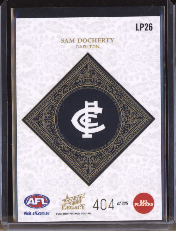 Sam Docherty 2023 Select Legacy AFL LP26 Legacy Plus 404/425