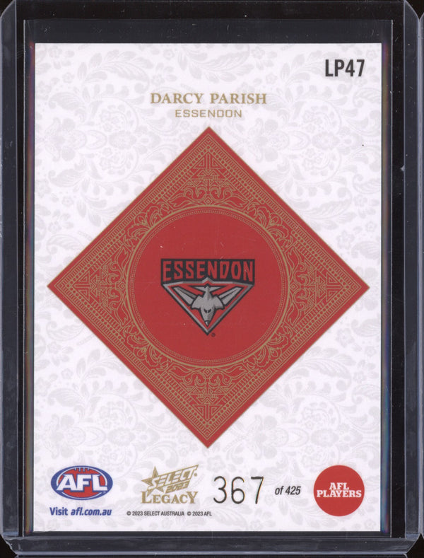 Darcy Parish 2023 Select Legacy AFL LP47 Legacy Plus 367/425