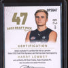 Harry Lemmey 2023 Select Legacy AFL DPSG47 Draft Pick Signature Gold RC 82/90