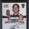 Jhye Clark 2023 Select Legacy AFL DPSC8 Draft Pick Signature Copper RC 094/175