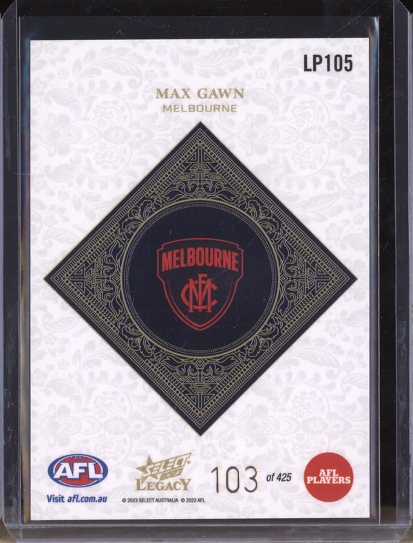 Max Gawn 2023 Select Legacy AFL LP105 Legacy Plus 103/425